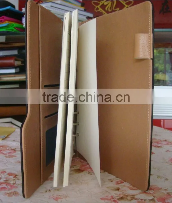 a4 spiral notebook ,pu leather notebook