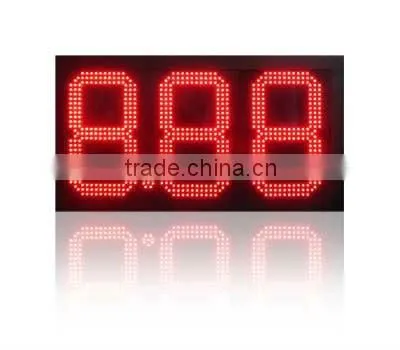 Waterproof IP65 Digital LED 7-segment Fuel Price Display