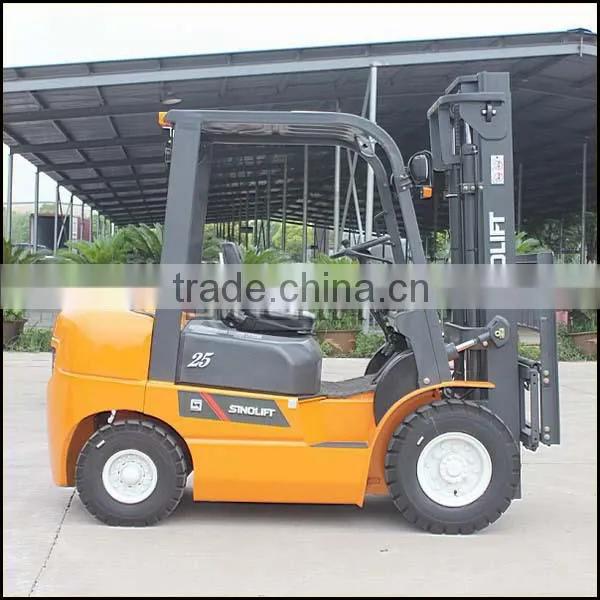 Sinolift CPCD2.5T Balance Weight Type Electric Isuzu Engine Diesel Forklift