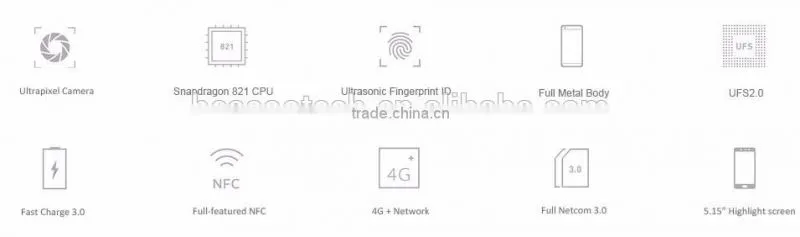 Original Xiaomi Mi5s Mi 5S 3GB RAM 64GB ROM Mobile Phone Snapdragon 821 Quad Core 5.15"Inch 1920x1080P Ultrasonic Fingerprint ID