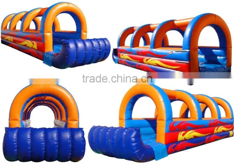 custom slip inflatables,adults inflatable slide n slip for sale
