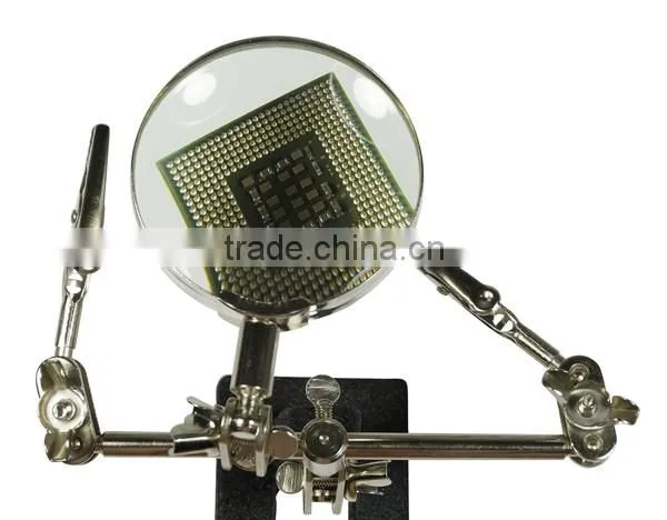 Helping Hand with Magnifying Glass