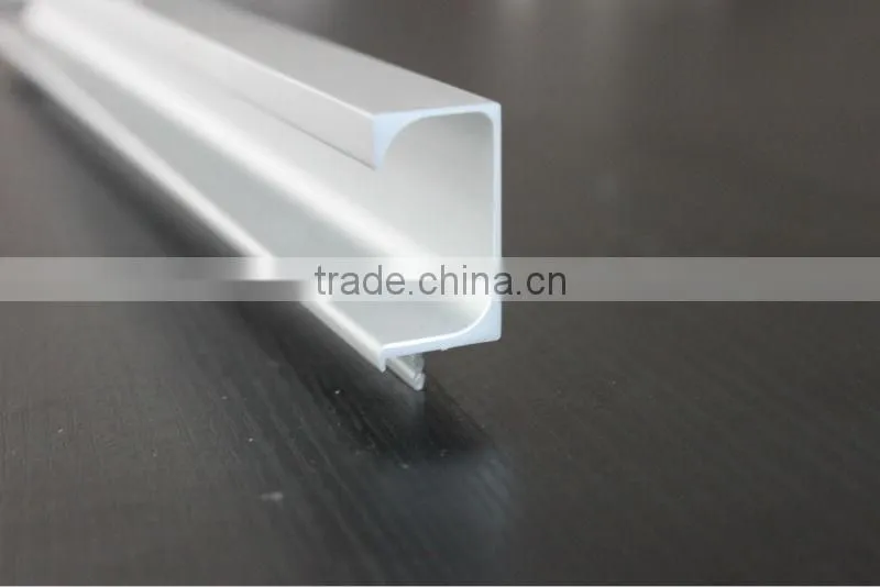 2015-2016 aluminim extrusion silver sandblasting anodizing aluminum decorative profile