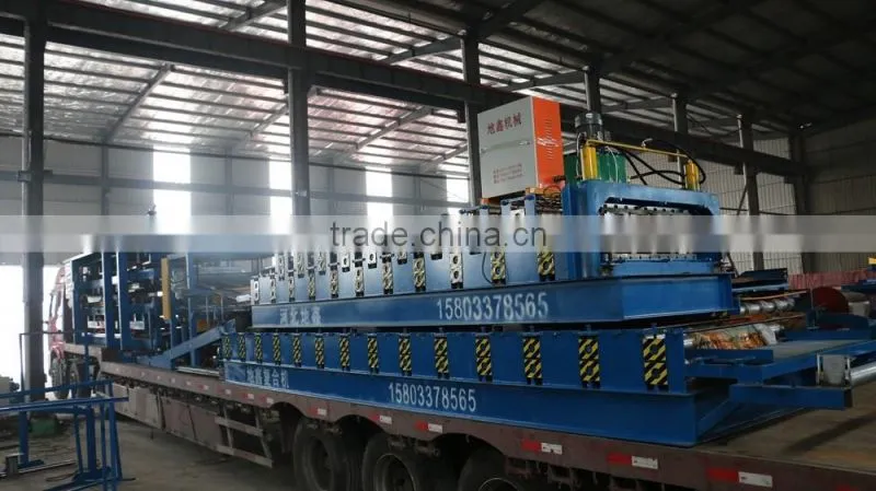 DIXIN sandwich panel production line/roof wall panel sheet making machine