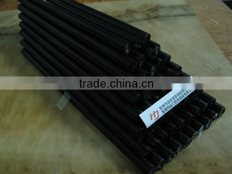Black ethylene Vinyl Acetate(EVA) resin hair hotmelt adhesive glue stick
