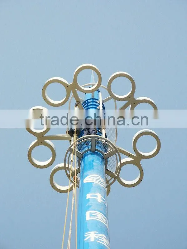 Steel landscape monopole tower (light pole)