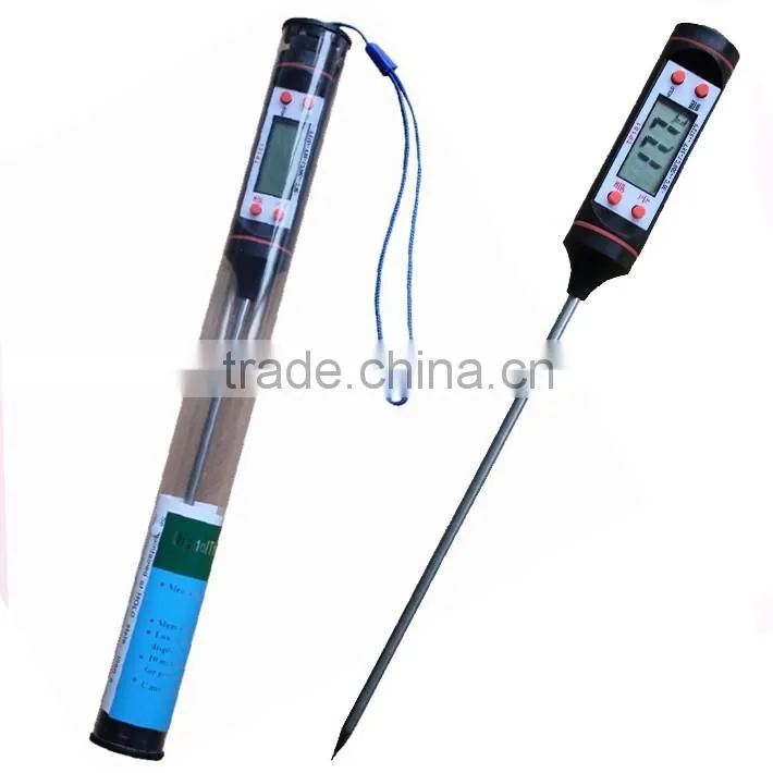 Digital thermometer LCD display meat temperature measurement thermometer digital BBQ thermometer to 100 degree