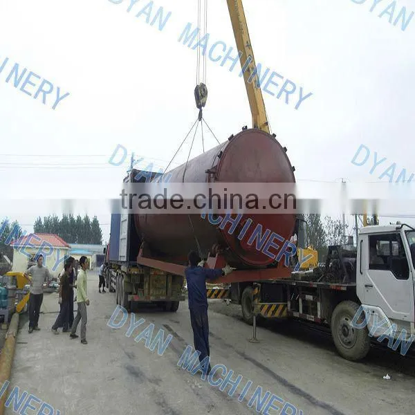 Waste Tire Fuel Oil Recycling Plant Pyrolysis Machinery