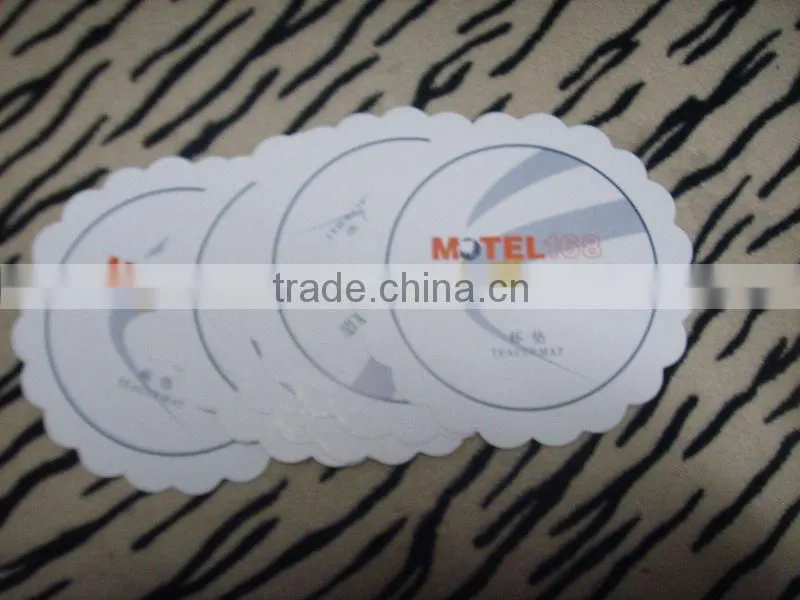 hotel beautiful disposable teacup mat