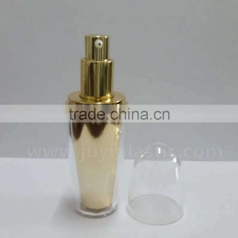 Blue Acrylic Sphere Cosmetic Plastic Bottle,Empty Cosmetic Bottle
