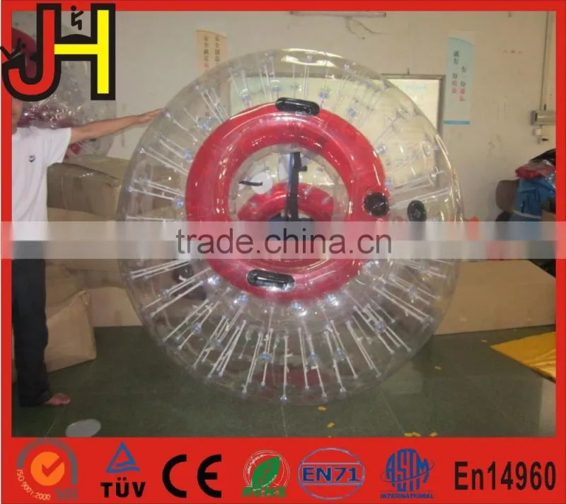 Customized Inflatable Clear Zorbing Ball For Sale