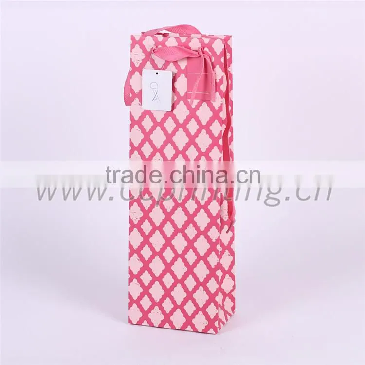 Promotional Paper Wine Bag/Gift Wine Bag for Wine