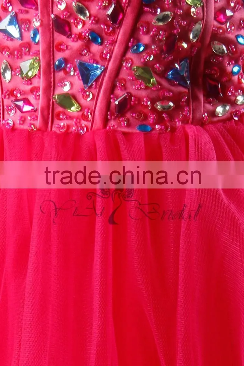 J-0094pink high quality luxury bling bling sexy crystal and sequin cooktail dresses