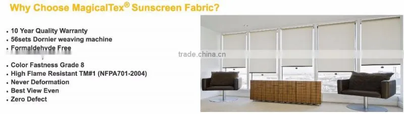 Half Black-Out Home-Use Pvc Sunscreen Fabric