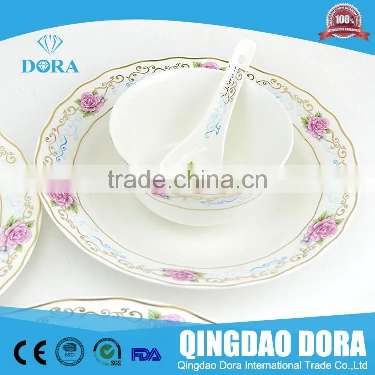 luxury fine china dinner set,new bone china dinnerware/colorful festival dinnerware sets