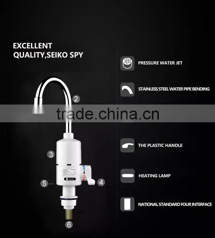 instant electric heating water faucet