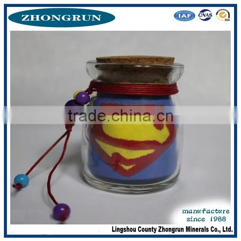 natural color quartz sand/colored sand for sand art