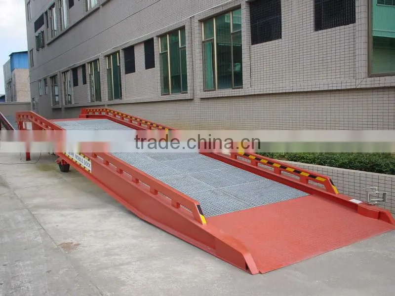 10T mobile hydraulic CE forklift container ramp