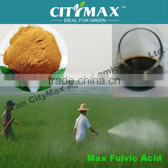 yellow powder fulvic acid biological fertilizer