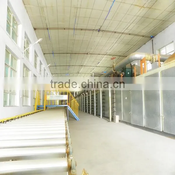 PLC controlling gypsum board production equipment