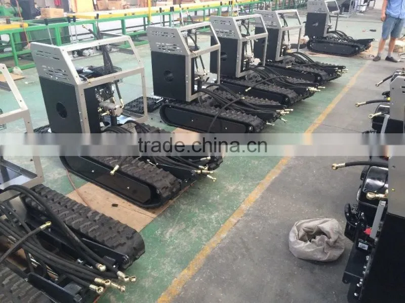 Construction mini track dumper