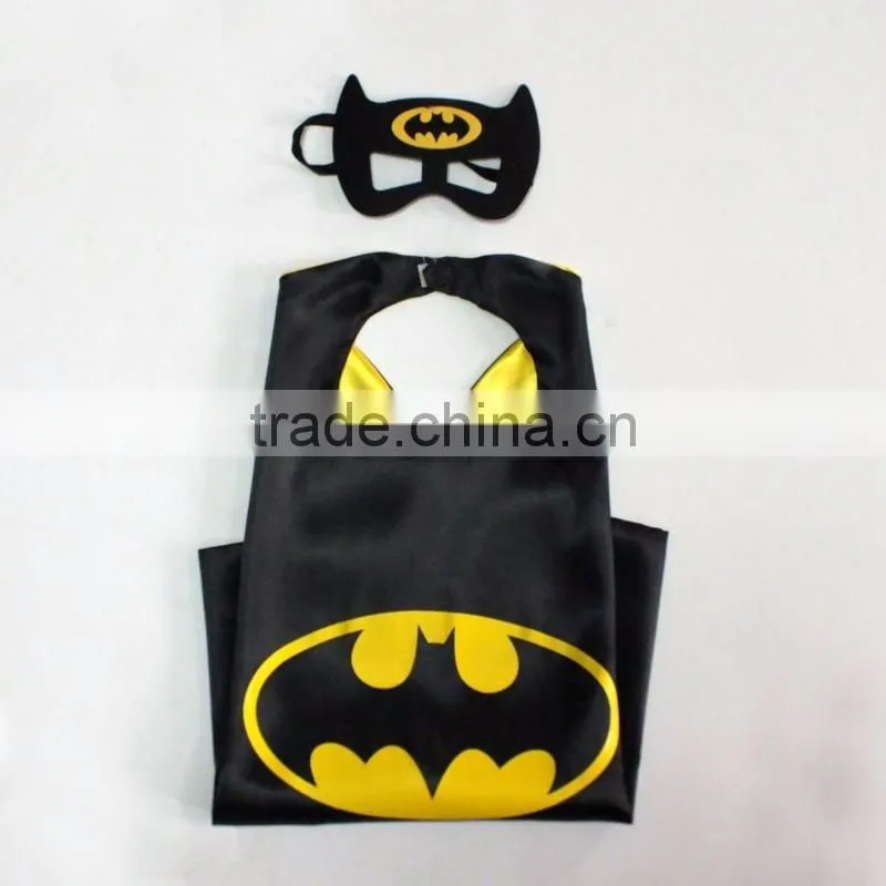 YS Manufacturer Children Birthday Party Wholesale Superhero Cape and Mask