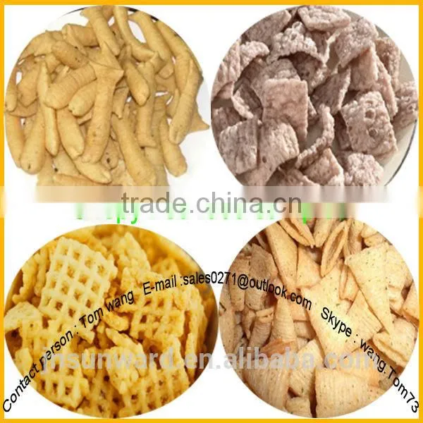 new product puffed corn snacks food processing line made in china