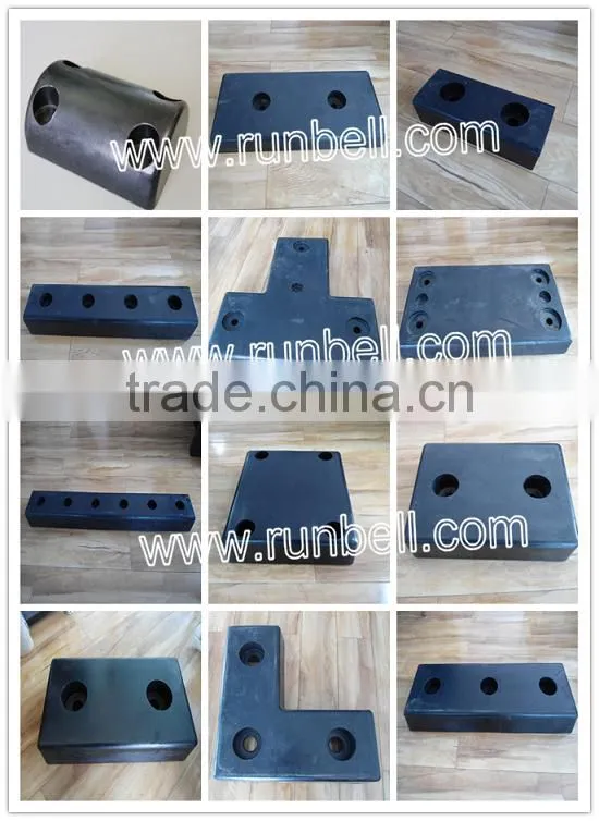 22" Rubber Road Hump Parking Stopper