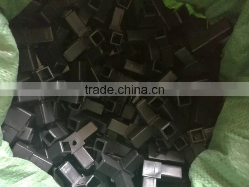 100% qualified clear black plastic squara tube 100 x 100,