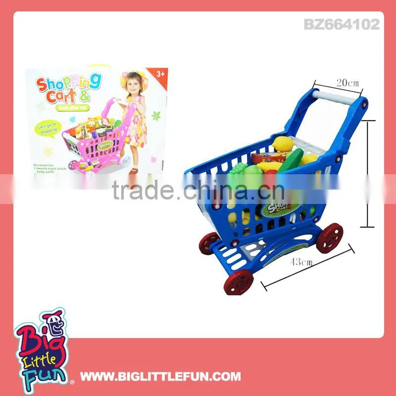 Shopping cart toy ,supermarket toys pretend play
