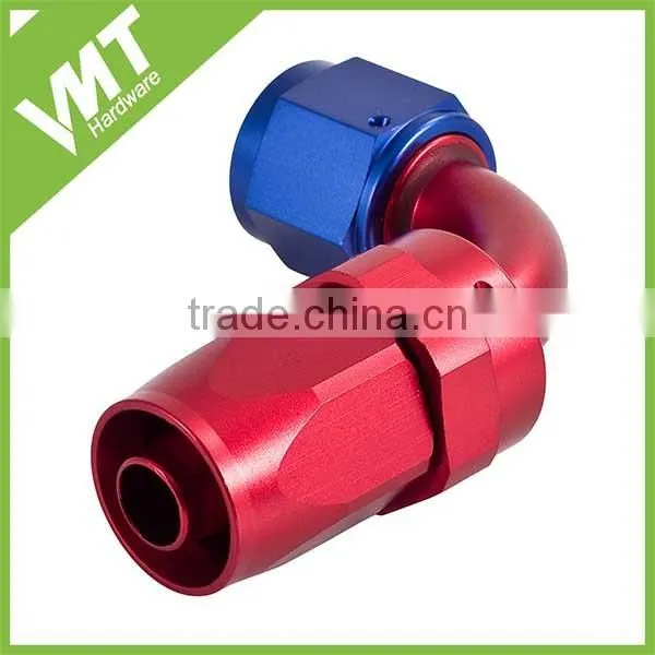 VMT Swivel Braided AN Fitting Hose End 90 degree AN12 fitting