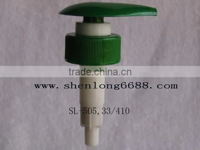 new plastic shampoo pump double wall closure