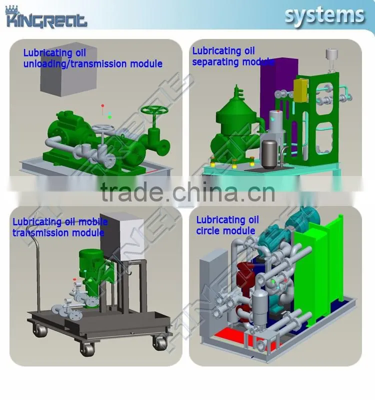 Power station used HFO treatment modular container