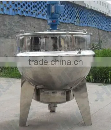 electric heating industrial dairy processing jacketed kettle