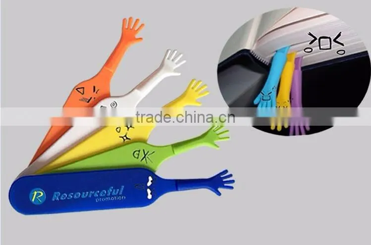 wholesale funny bookmark for book,silicone bookmark