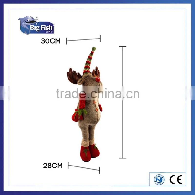 home decor Christmas Decoration Supplies big standing deer elk with retractable legs