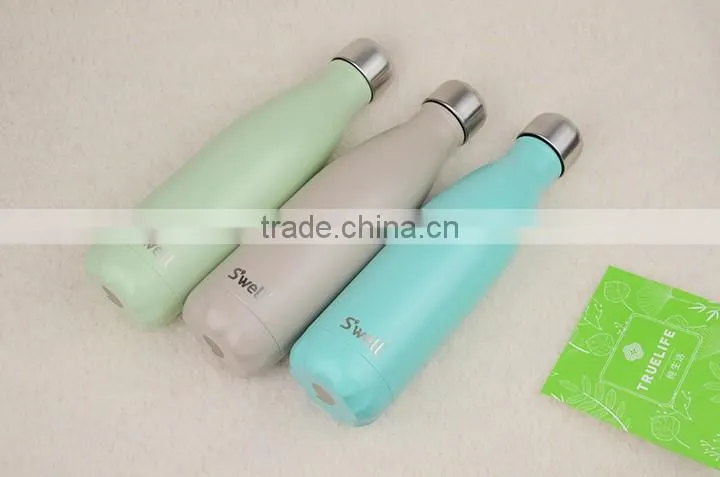17oz Double Wall Vacuum Insulated Stainless Steel Water Bottle Perfect for Outdoor Sports Camping Hiking Cycling