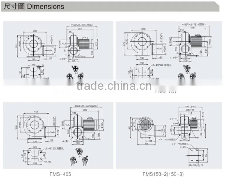 Aluminum Radial Blower