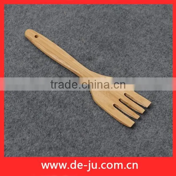 Round Shaped Smooth Bamboo Ladle Shovel Spoon