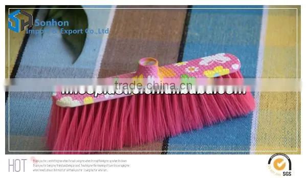 Household plastic indoor floor sweeping brush with watermark
