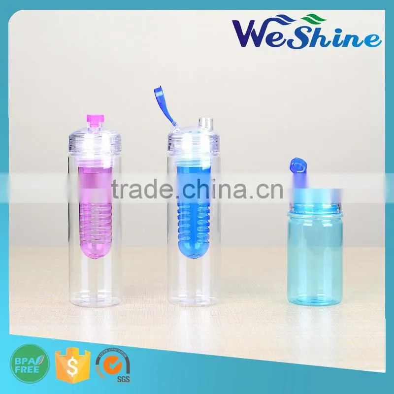 mini twist cap fruit infuser bottle with leash