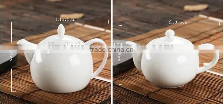 wholesale alibaba online shop china white porcelain tea pot, grace tea ware, coffee pot