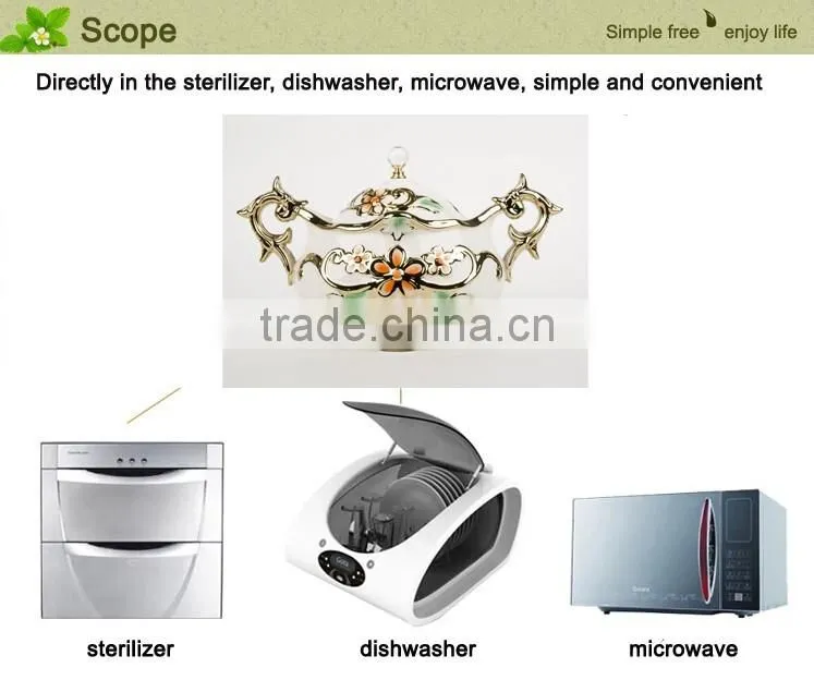 Hot Sale 31*16*18.5cm bulk ceramic ashtray with lid