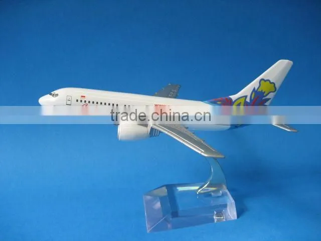 Metal B737-300 Four Circular airplane model for gifts