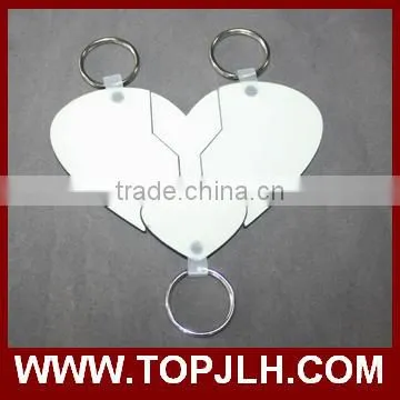 lovely accessories custom new design sublimation keychain blanks