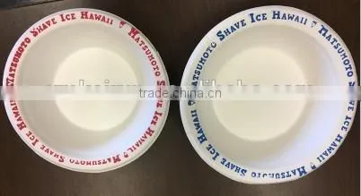 12oz disposable paper dessert rice bowl with printing Logo