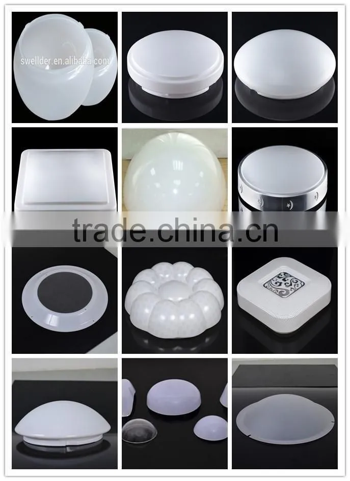 pc super thin polycarbonate rectangle high transparent led diffusion lamp cover