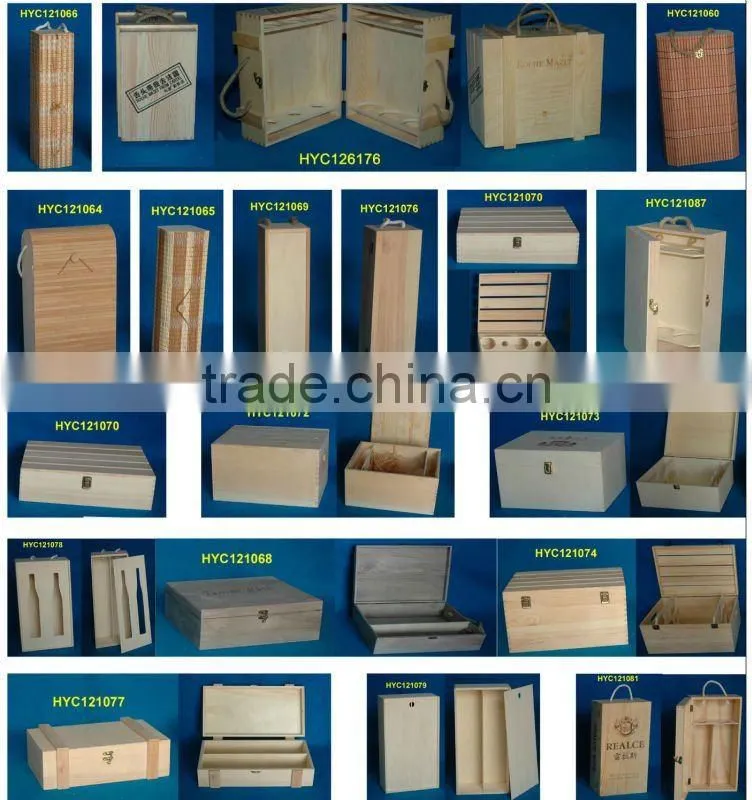 decorative wooden wine boxes