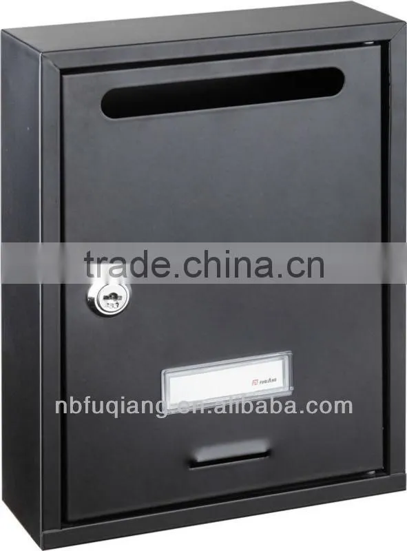 FQ-175 Mini wall mounted cast iron mailbox metal mailbox for outdoor with paint coating