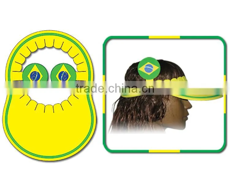 2014 World Cup Foot ball Fans EVA Cap